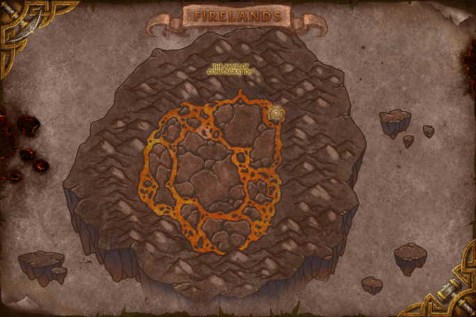 Firelands Map - Anvil of Conflagration
